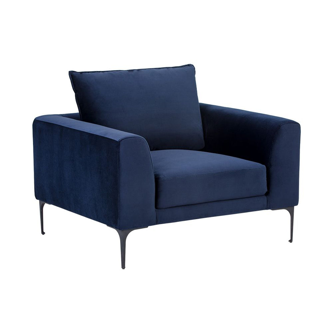 Virgo Lounge Armchair-Sunpan-SUNPAN-105358-Lounge ChairsMetropolis Blue-100% Polyester-19-France and Son