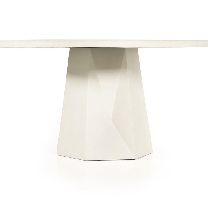Bowman Dining Table-Four Hands-FH-105446-006-Dining TablesWhite Concrete-4-France and Son