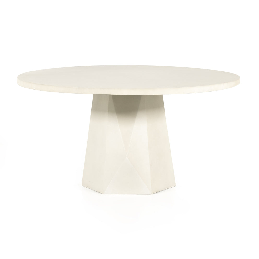 Bowman Dining Table-Four Hands-FH-105446-006-Dining TablesWhite Concrete-1-France and Son