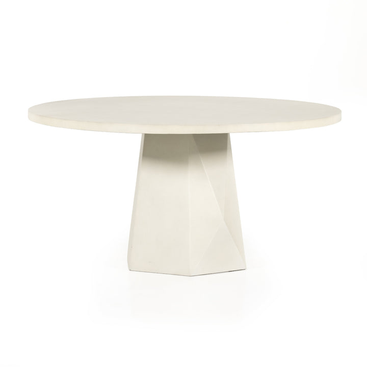 Bowman Dining Table-Four Hands-FH-105446-006-Dining TablesWhite Concrete-3-France and Son