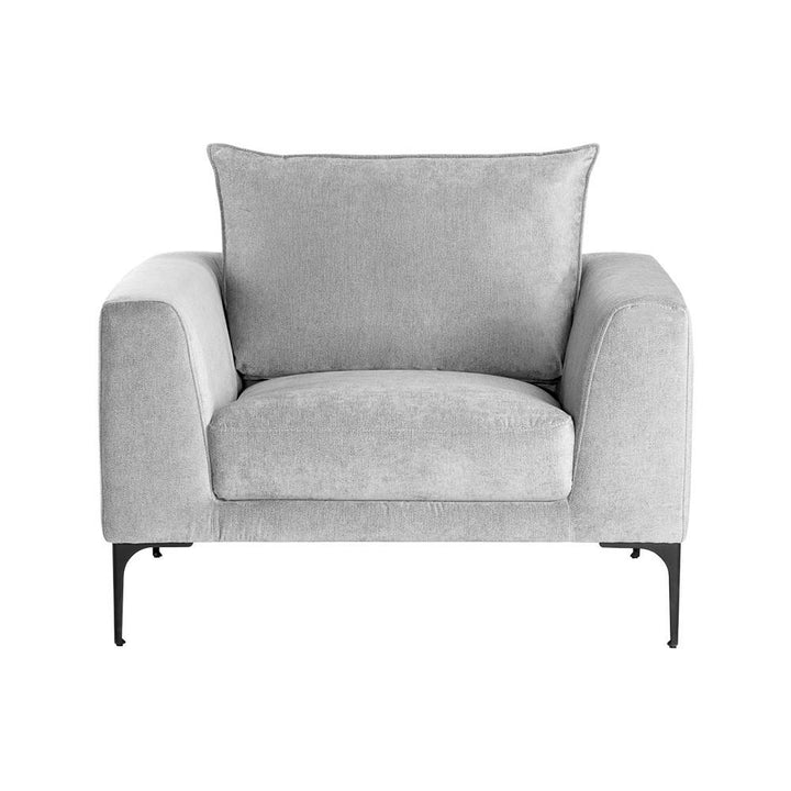 Virgo Lounge Armchair-Sunpan-SUNPAN-105487-Lounge ChairsPolo Club Stone-94% Polyester/6% Nylon-6-France and Son