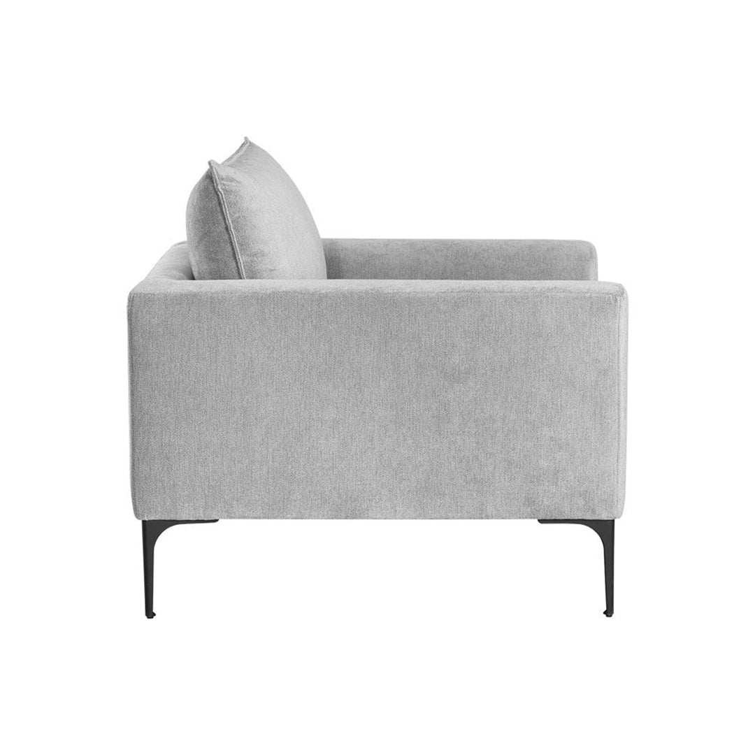Virgo Lounge Armchair-Sunpan-SUNPAN-105487-Lounge ChairsPolo Club Stone-94% Polyester/6% Nylon-7-France and Son