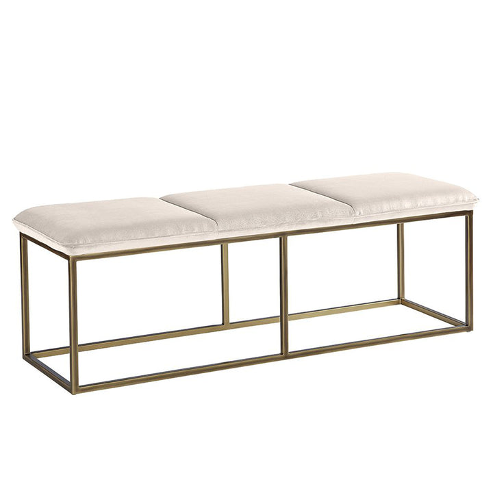 Alley Bench-Sunpan-SUNPAN-105517-BenchesBurnished Brass - Piccolo Prosecco-1-France and Son