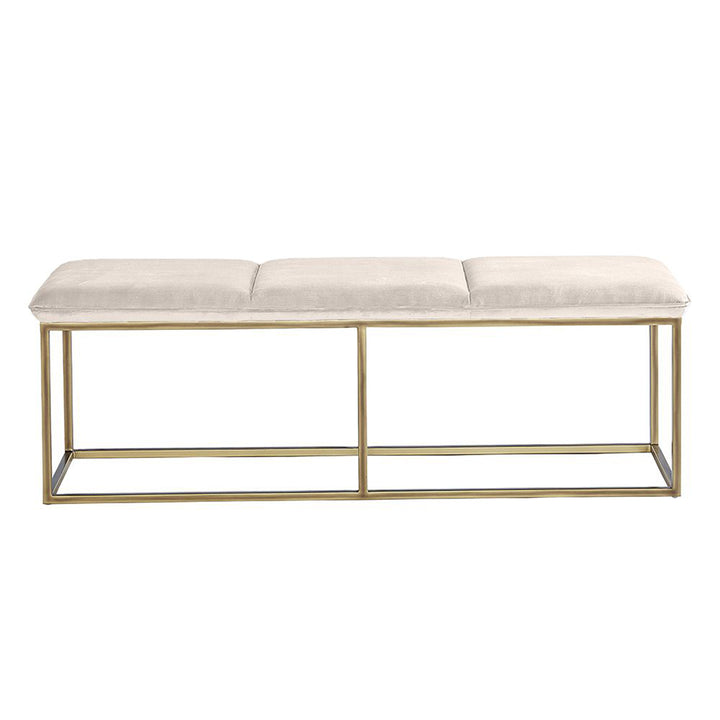 Alley Bench-Sunpan-SUNPAN-105517-BenchesBurnished Brass - Piccolo Prosecco-5-France and Son