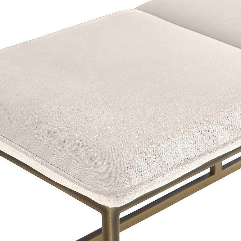 Alley Bench-Sunpan-SUNPAN-105517-BenchesBurnished Brass - Piccolo Prosecco-7-France and Son