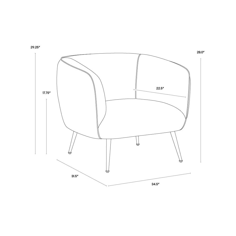 Amara Lounge Armchair-Sunpan-SUNPAN-105522-Lounge Chairs-9-France and Son
