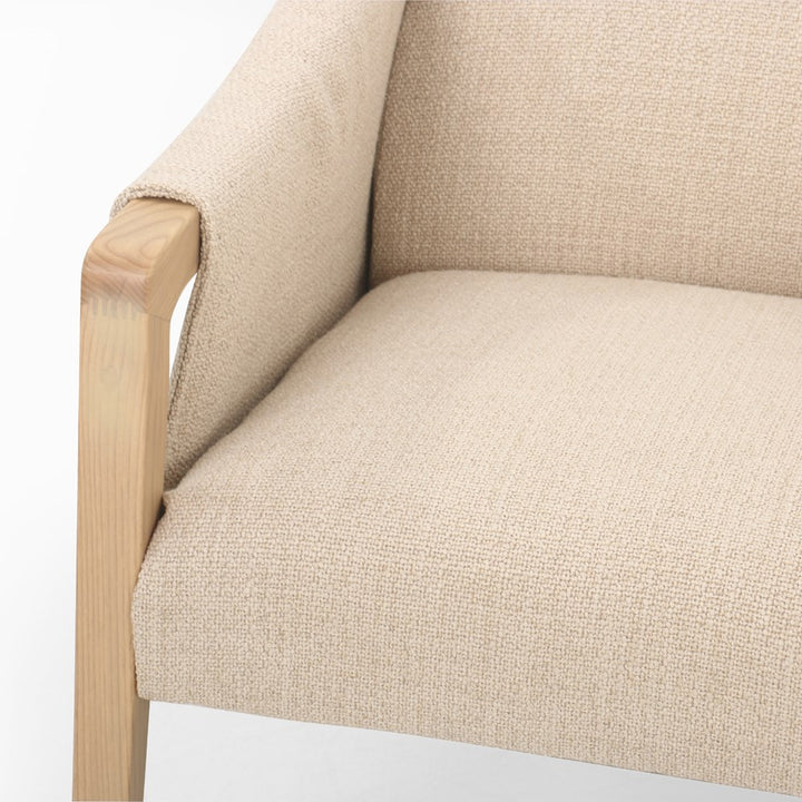 Bauer Chair-Four Hands-FH-105572-004-Lounge ChairsThames Cream Fabric-18-France and Son