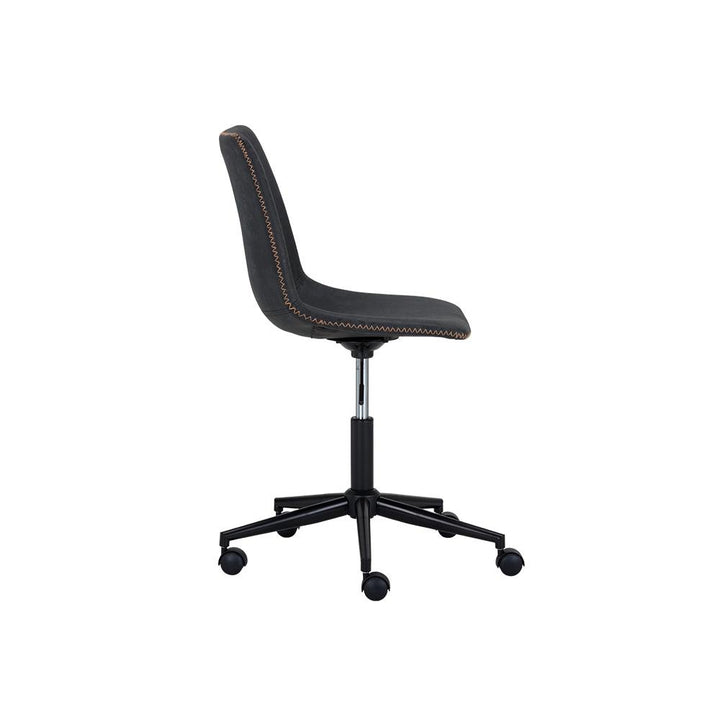 Cal Office Chair-Sunpan-SUNPAN-105579-Task ChairsAntique Black-5-France and Son