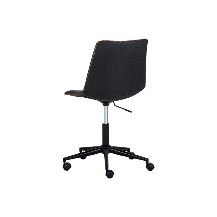 Cal Office Chair-Sunpan-SUNPAN-105579-Task ChairsAntique Black-6-France and Son