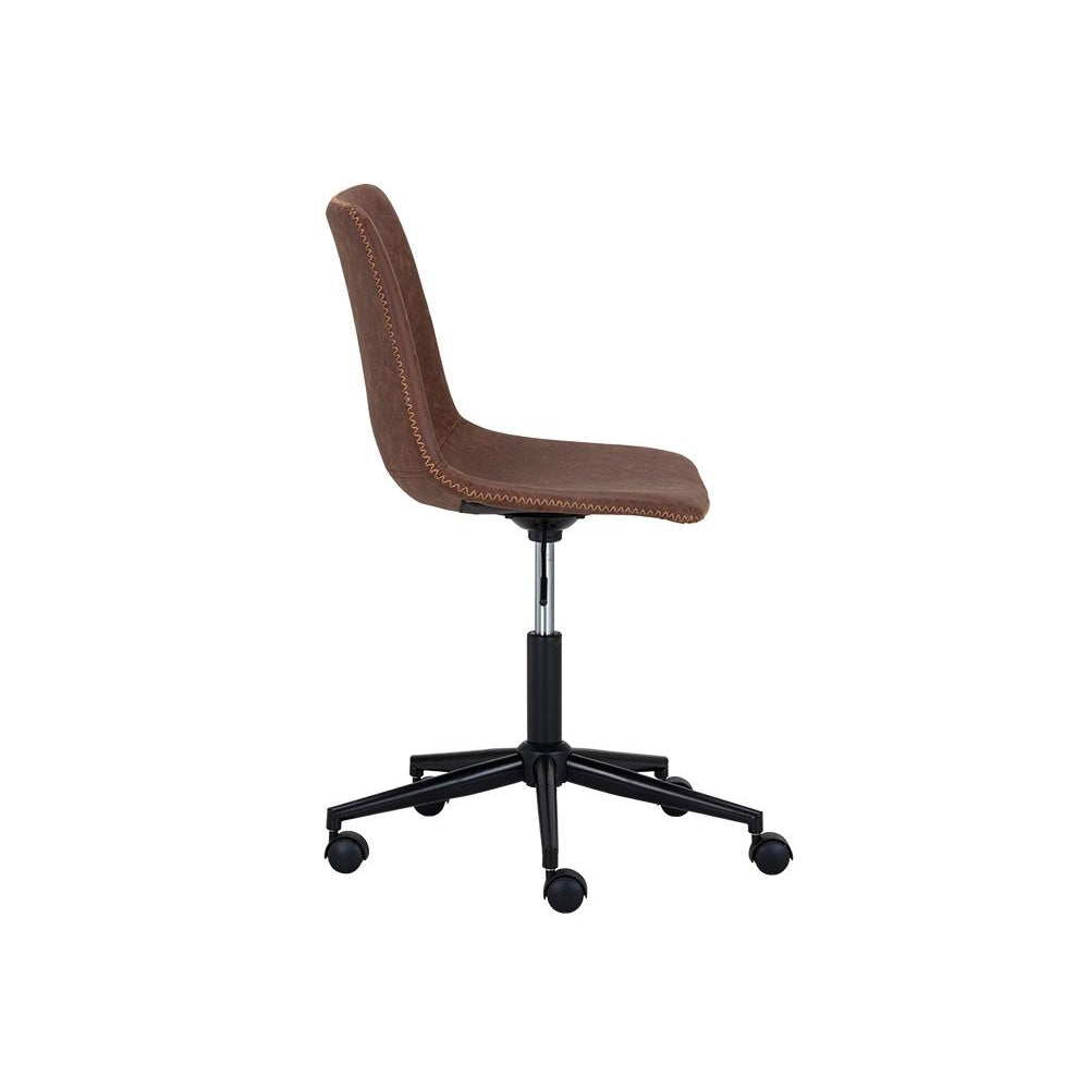 Cal Office Chair-Sunpan-SUNPAN-105579-Task ChairsAntique Black-12-France and Son