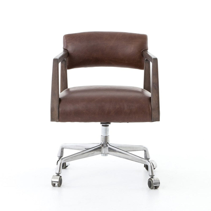 Tyler Desk Chair-Four Hands-FH-105588-012-Task ChairsIves White Grey / Burnt Nettlewood-21-France and Son
