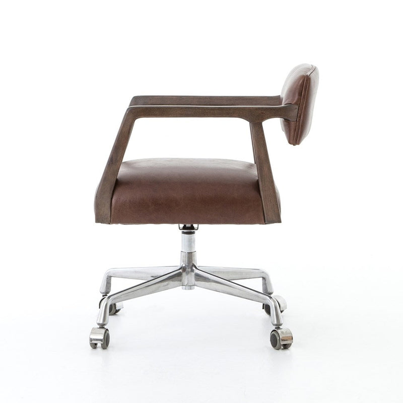 Tyler Desk Chair-Four Hands-FH-105588-012-Task ChairsIves White Grey / Burnt Nettlewood-22-France and Son