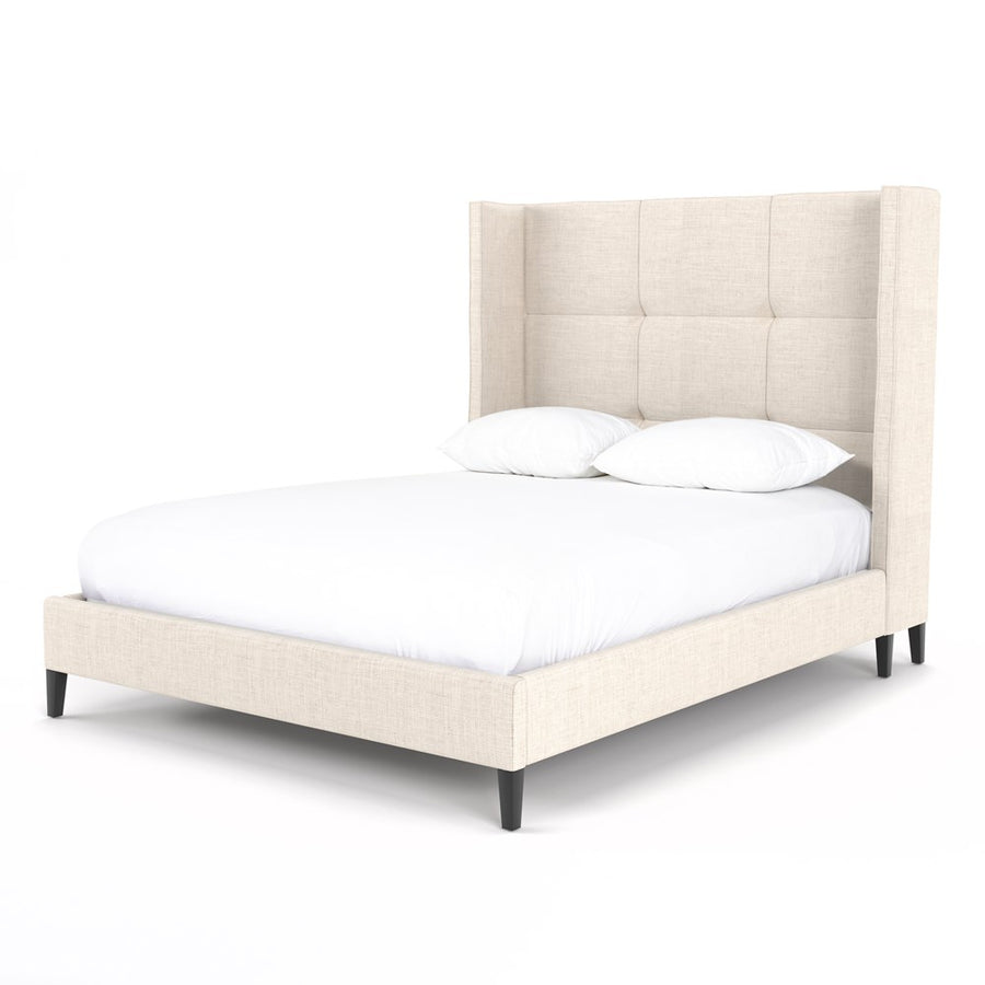 Madison Bed-Four Hands-FH-105599-007-BedsCambric Ivory-King-1-France and Son