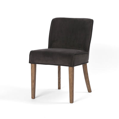 Aria Dining Chair-Four Hands-FH-CASH-6517-090-Dining ChairsBella Smoke Fabric-1-France and Son