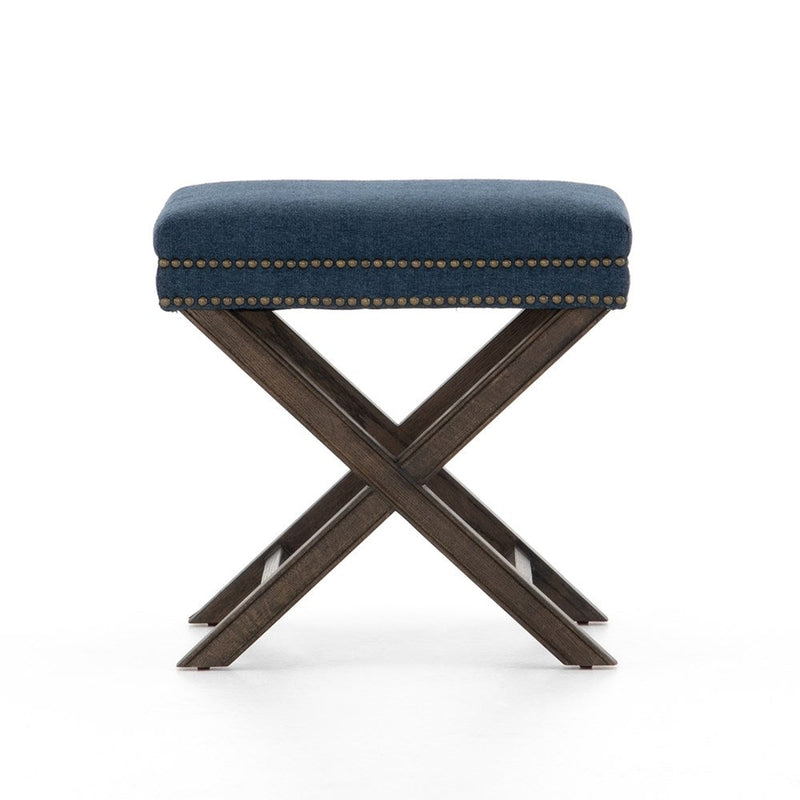 Elyse Ottoman-Four Hands-FH-105656-004-Stools & OttomansWarm Nettlewood-Durango Smoke Leather-13-France and Son