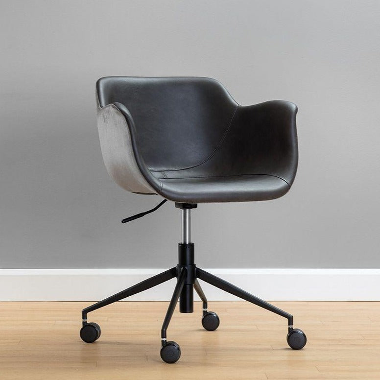 Owen Office Chair-Sunpan-SUNPAN-105660-Task ChairsTown Grey / Roman Grey-2-France and Son