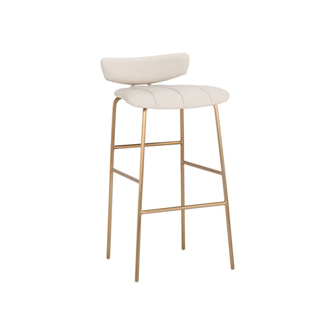 Lorelei Bar & Counter Stool-Sunpan-SUNPAN-105701-Bar StoolsBar Stool-Dillon Cream-1-France and Son