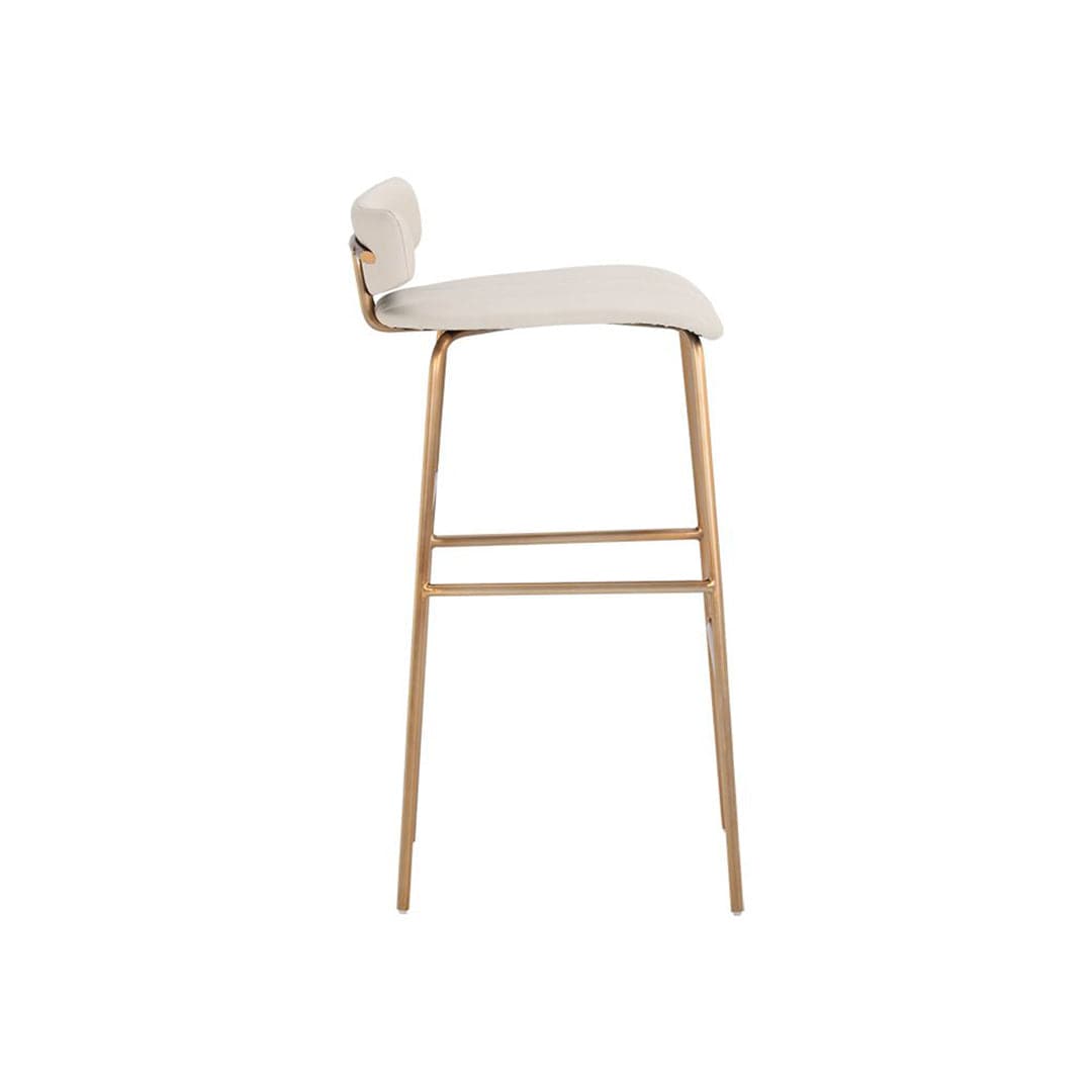 Lorelei Bar & Counter Stool-Sunpan-SUNPAN-105701-Bar StoolsBar Stool-Dillon Cream-6-France and Son