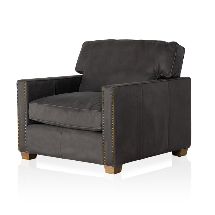 Larkin Club Chair-Four Hands-FH-105709-005-Lounge ChairsHeritage Graphite-8-France and Son