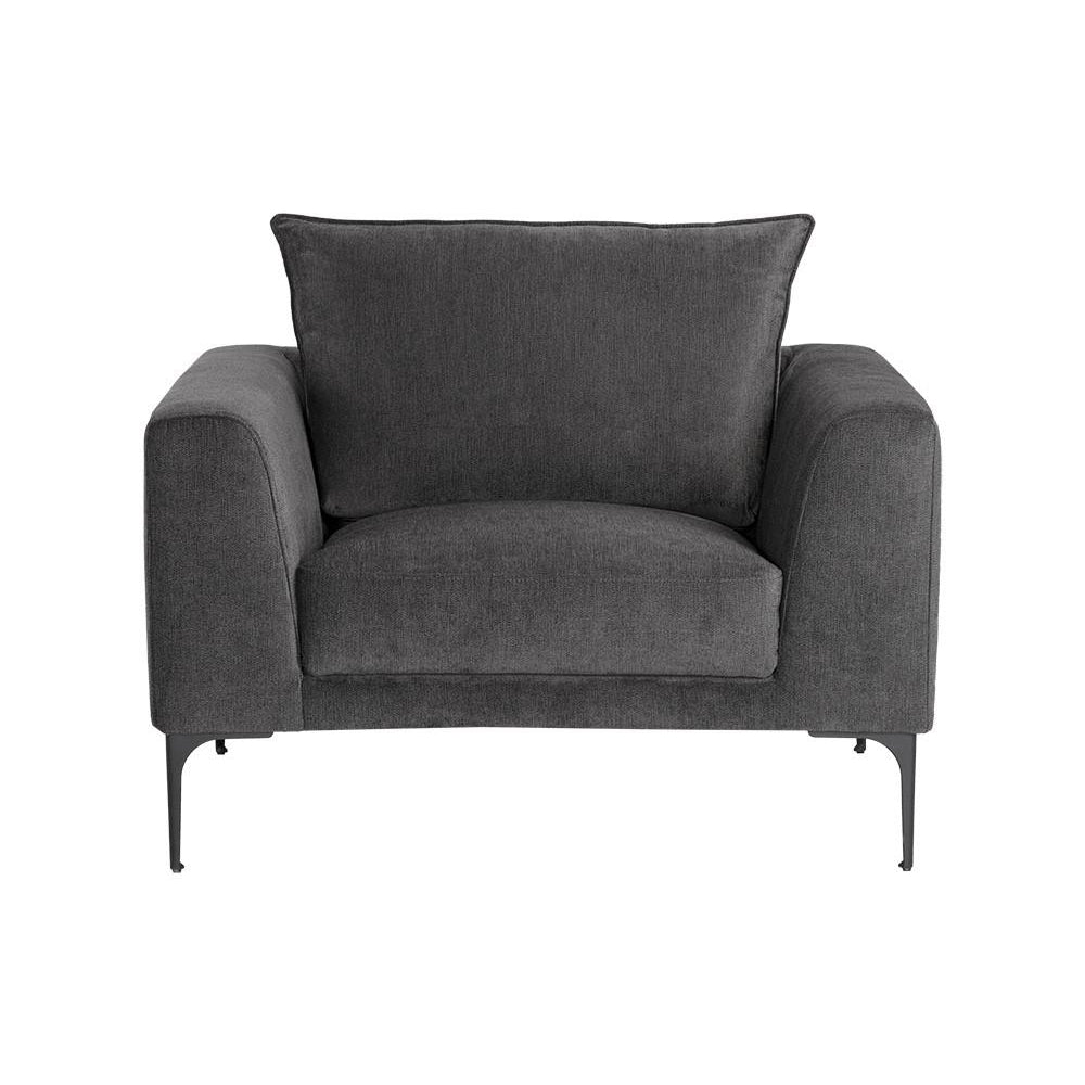 Virgo Lounge Armchair-Sunpan-SUNPAN-105487-Lounge ChairsPolo Club Stone-94% Polyester/6% Nylon-12-France and Son