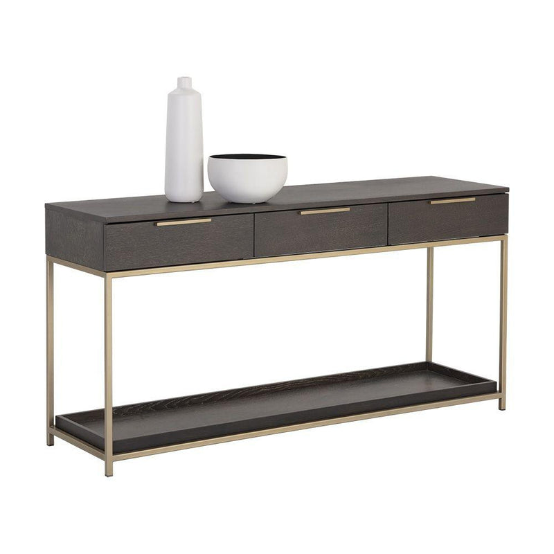 Rebel Console Table With Drawers-Sunpan-SUNPAN-105889-Console Tables-3-France and Son