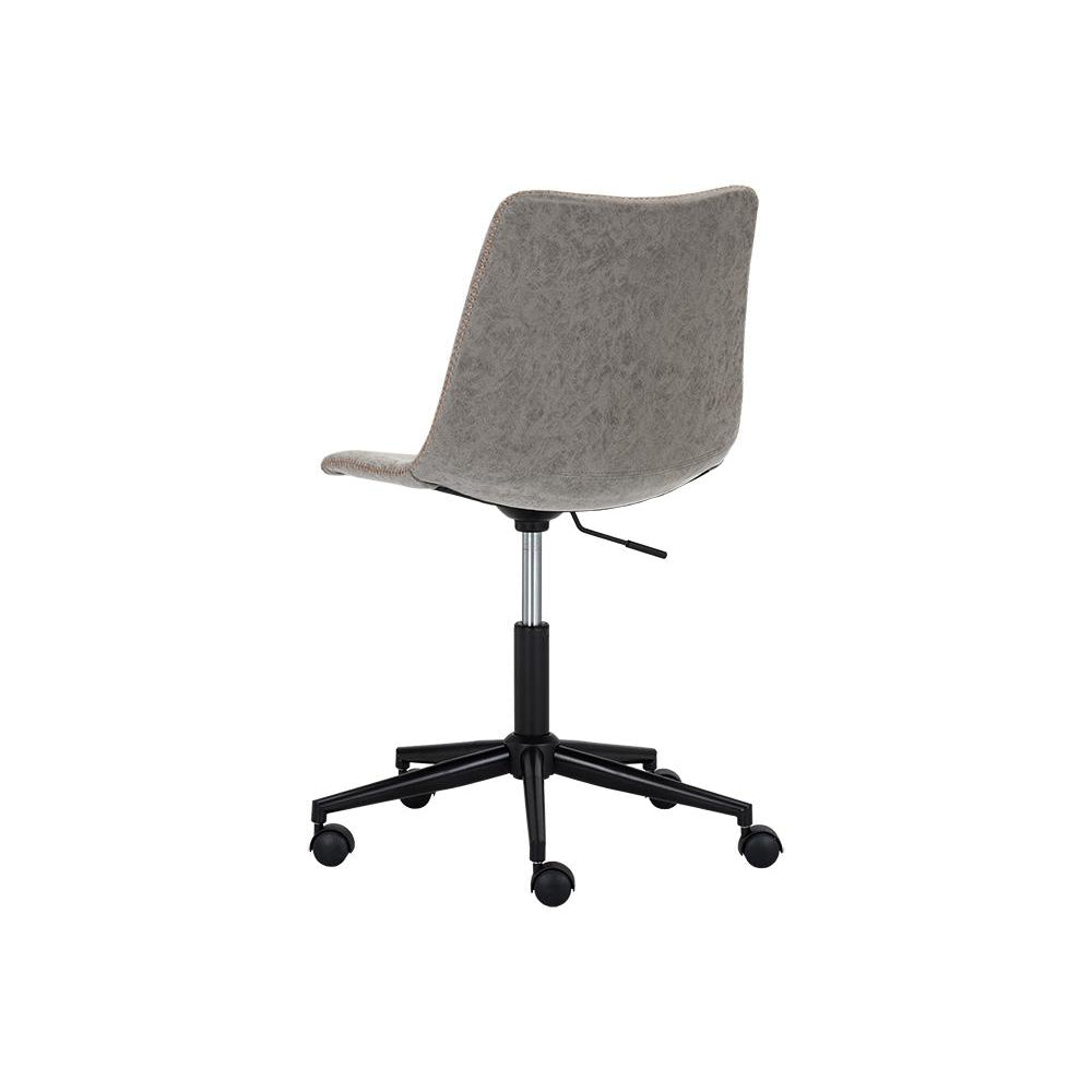 Cal Office Chair-Sunpan-SUNPAN-105579-Task ChairsAntique Black-19-France and Son