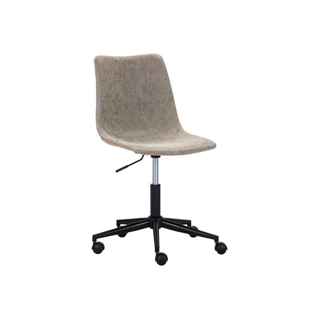 Cal Office Chair-Sunpan-SUNPAN-105895-Task ChairsAntique Grey-17-France and Son