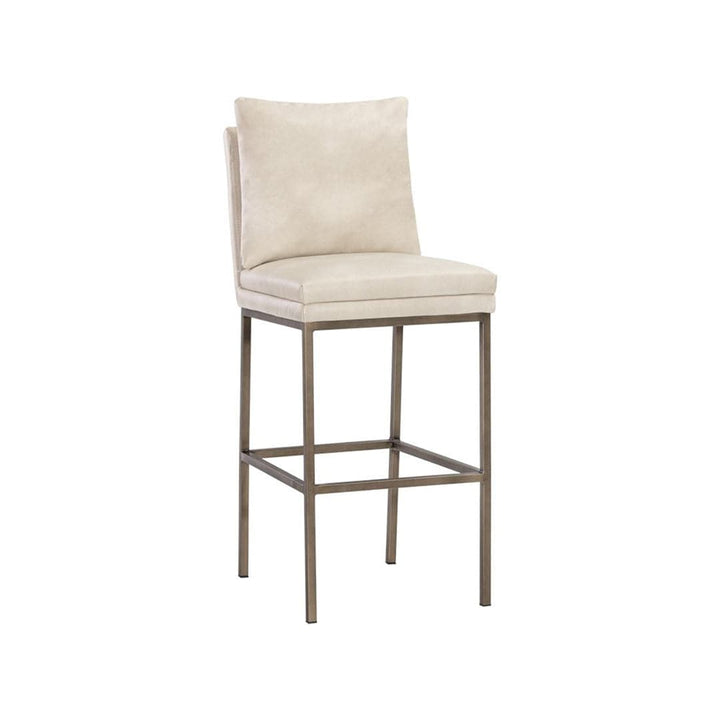 Paige Bar & Counter Stool-Sunpan-SUNPAN-105943-Bar StoolsBar Stool-Bravo Cream-1-France and Son