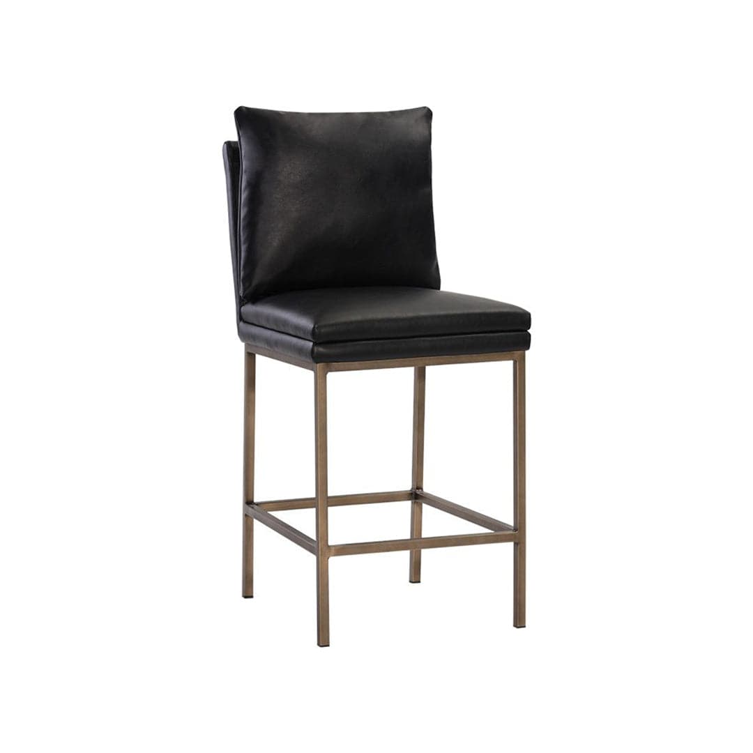 Paige Bar & Counter Stool-Sunpan-SUNPAN-105944-Bar StoolsCounter Stool-Bravo Black-10-France and Son