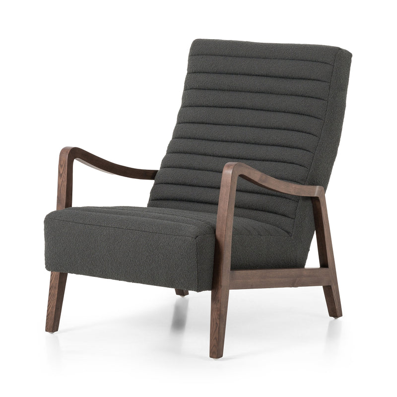 Chance Lounge Chair-Four Hands-FH-105966-021-Lounge ChairsFiqa Boucle Charcoal-28-France and Son