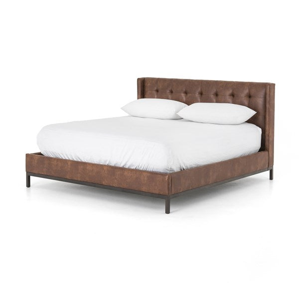 Newhall Bed-Four Hands-FH-105969-033-BedsPlushtone Linen-Twin-5-France and Son