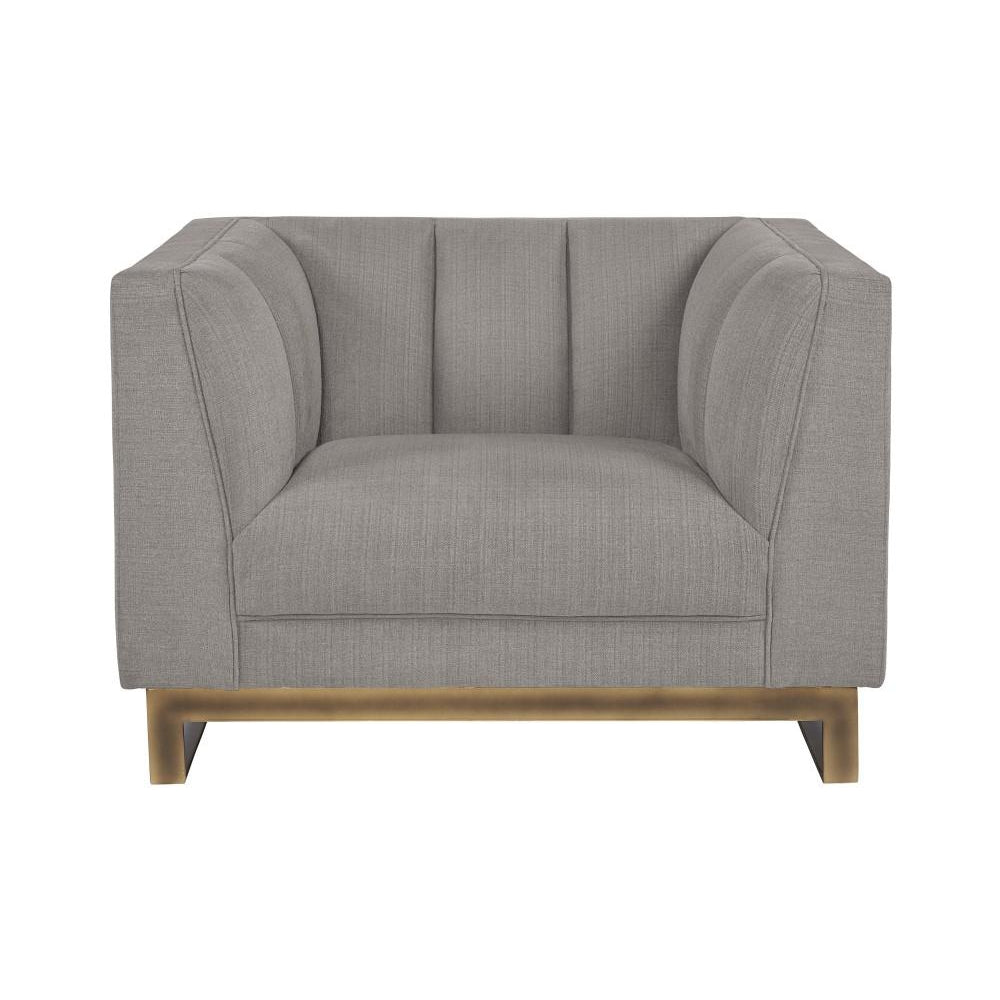 Parker Armchair-Sunpan-SUNPAN-105994-Lounge ChairsZenith Soft Grey-11-France and Son