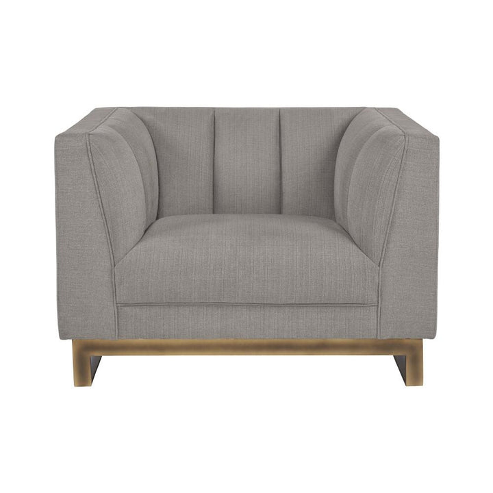 Parker Armchair-Sunpan-SUNPAN-105994-Lounge ChairsZenith Soft Grey-11-France and Son