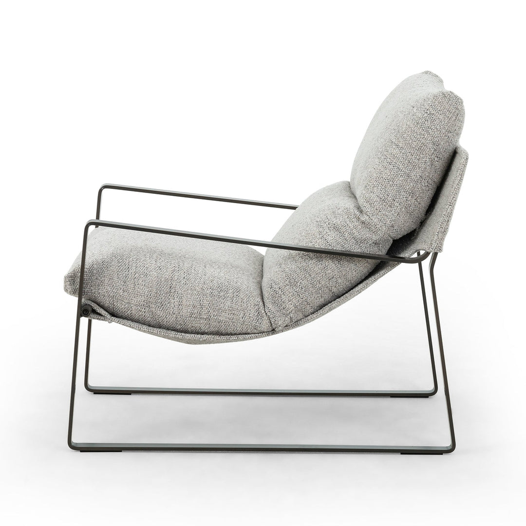 Emmett Sling Chair - Fabric-Four Hands-FH-105995-011-Lounge ChairsMerino Porcelain-5-France and Son