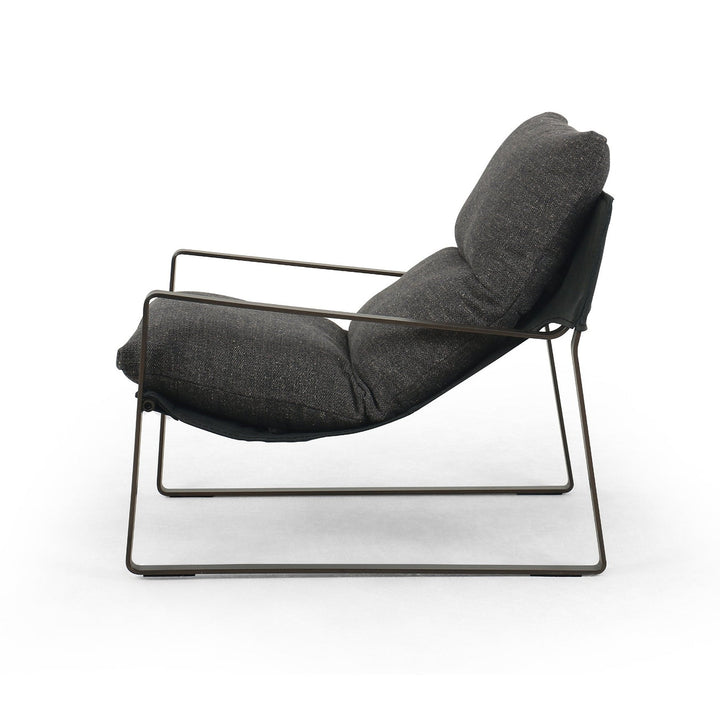Emmett Sling Chair - Fabric-Four Hands-FH-105995-011-Lounge ChairsMerino Porcelain-9-France and Son