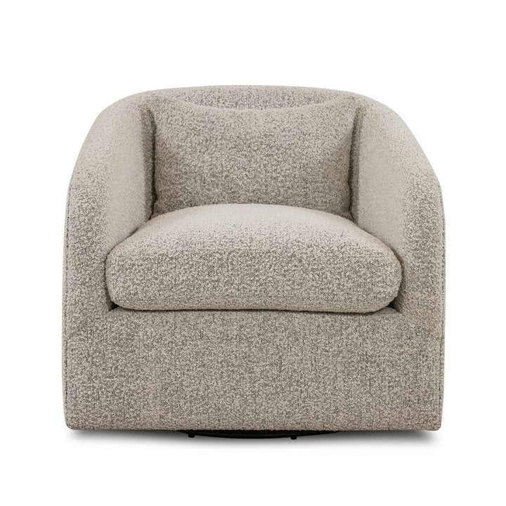 Topanga Swivel Chair-Four Hands-FH-106008-009-Lounge ChairsKnoll Domino Fabric-4-France and Son