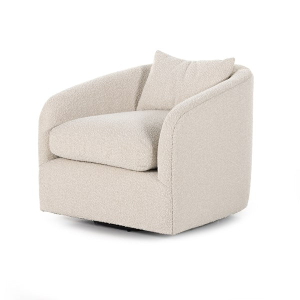 Topanga Swivel Chair-Four Hands-FH-106008-013-Lounge ChairsKnoll Natural-3-France and Son