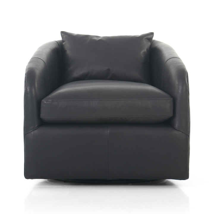 Topanga Swivel Chair-Four Hands-FH-106008-009-Lounge ChairsKnoll Domino Fabric-18-France and Son