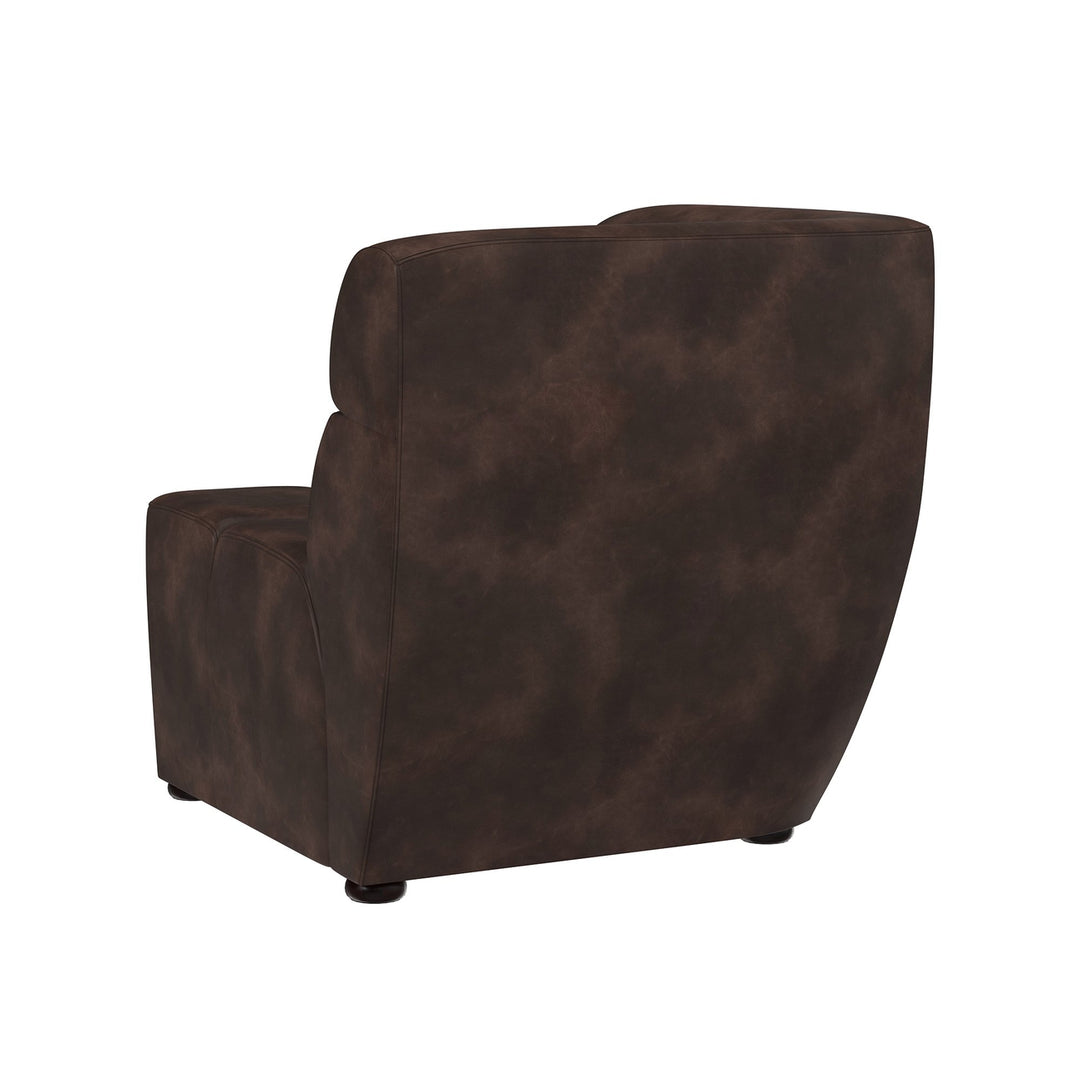 Cornell Corner Chair-Sunpan-SUNPAN-103504-Lounge ChairsKohl Grey-16-France and Son