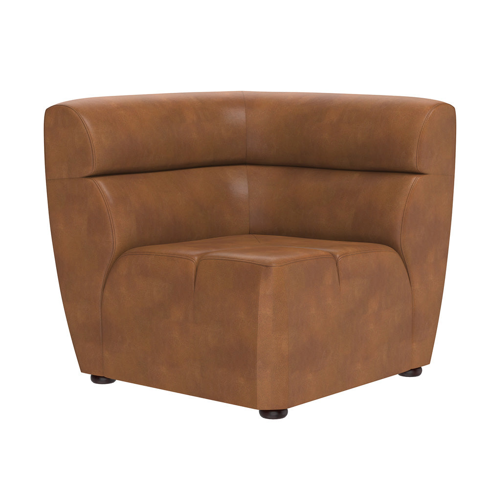 Cornell Corner Chair-Sunpan-SUNPAN-106012-Lounge ChairsTobacco Tan-19-France and Son