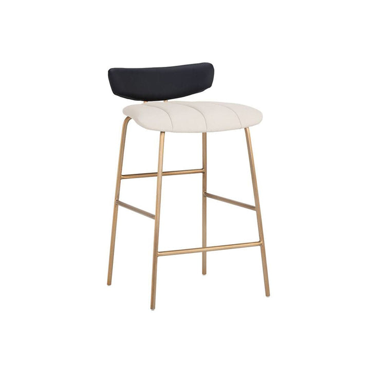 Lorelei Bar & Counter Stool-Sunpan-SUNPAN-106019-Bar StoolsCounter Stool-Dillon Cream / Dillon Black-13-France and Son