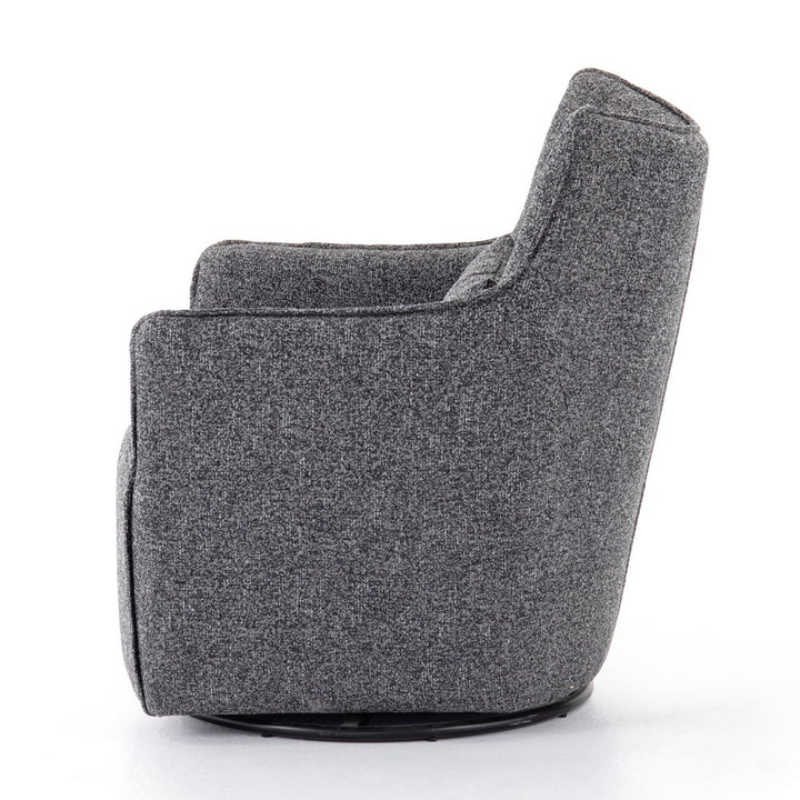 Kimble Swivel Chair-Four Hands-FH-106086-015-Lounge ChairsNoble Platinum-9-France and Son