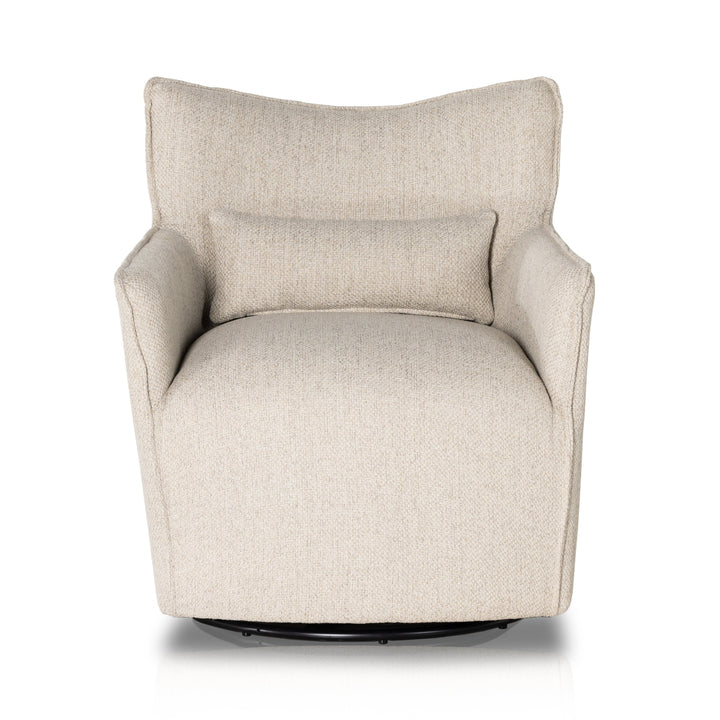 Kimble Swivel Chair-Four Hands-FH-106086-015-Lounge ChairsNoble Platinum-13-France and Son
