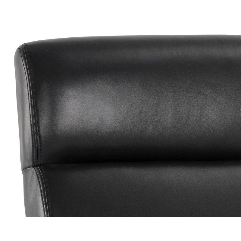 Collin Office Chair-Sunpan-SUNPAN-106090-Task ChairsCortina Black Leather-9-France and Son