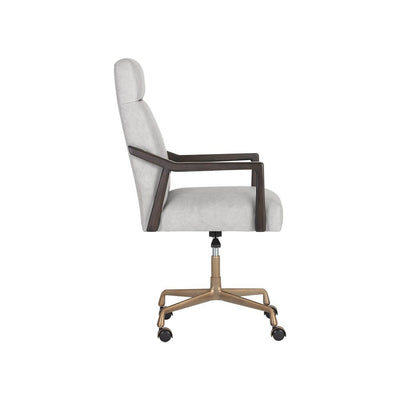 Collin Office Chair-Sunpan-SUNPAN-106090-Task ChairsCortina Black Leather-20-France and Son