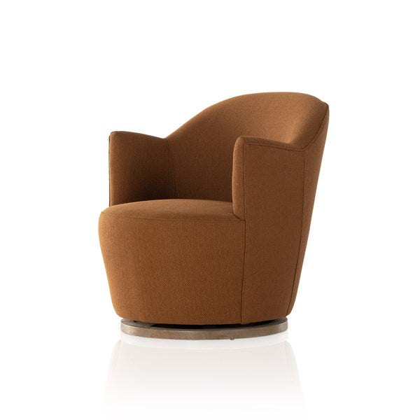Aurora Swivel Chair-Four Hands-FH-106102-035-Lounge ChairsPatton Burnish-16-France and Son