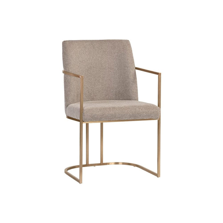 Rayla Dining Armchair-Sunpan-SUNPAN-106179-Dining ChairsBelfast Oyster Shell-2-France and Son