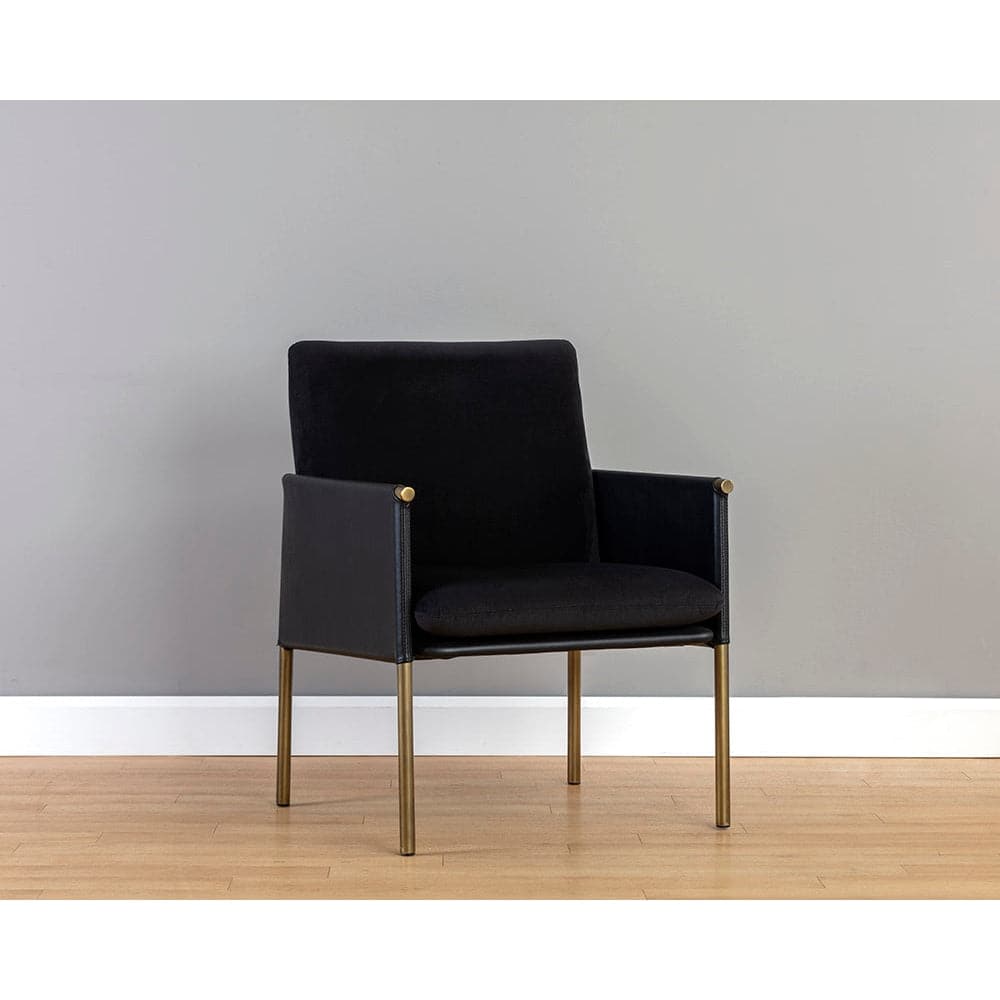 Bellevue Lounge Chair-Sunpan-SUNPAN-106184-Lounge ChairsAbbington Black-3-France and Son