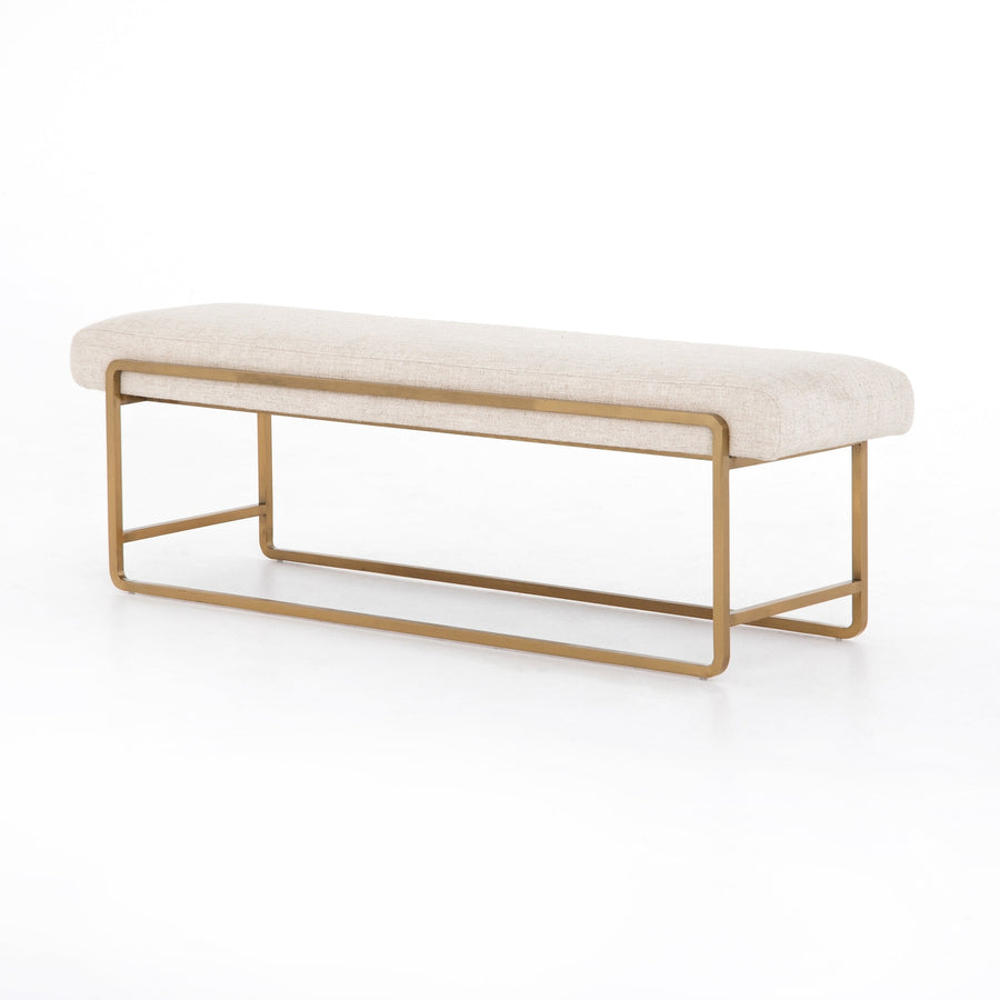 Sled Bench - Thames Cream-Four Hands-FH-106280-005-Benches-1-France and Son