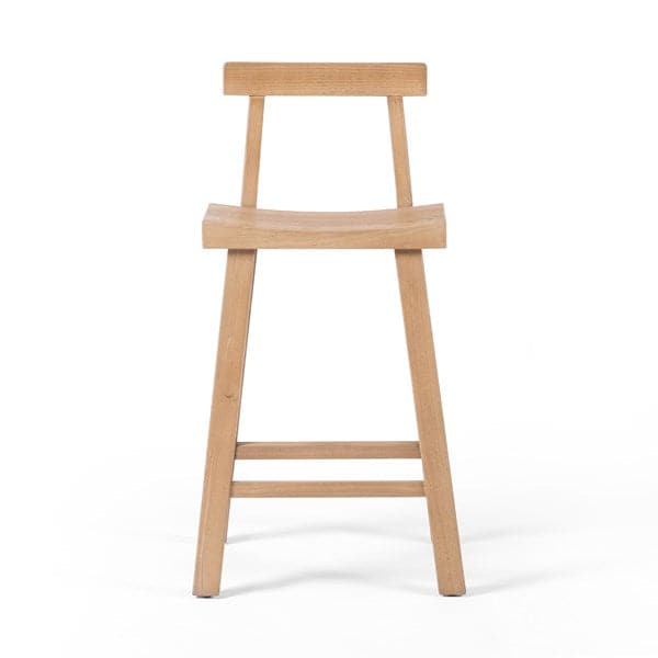 Cassell Counter Stool - Natural Nettlewood - Open Box-Four Hands-STOCKR-106292-008-Bar Stools-1-France and Son